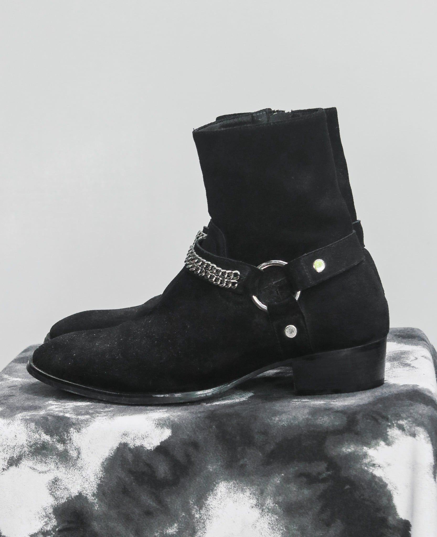  [PASS ĐỒ] - GIÀY ZIP BOOT DA LỘN 