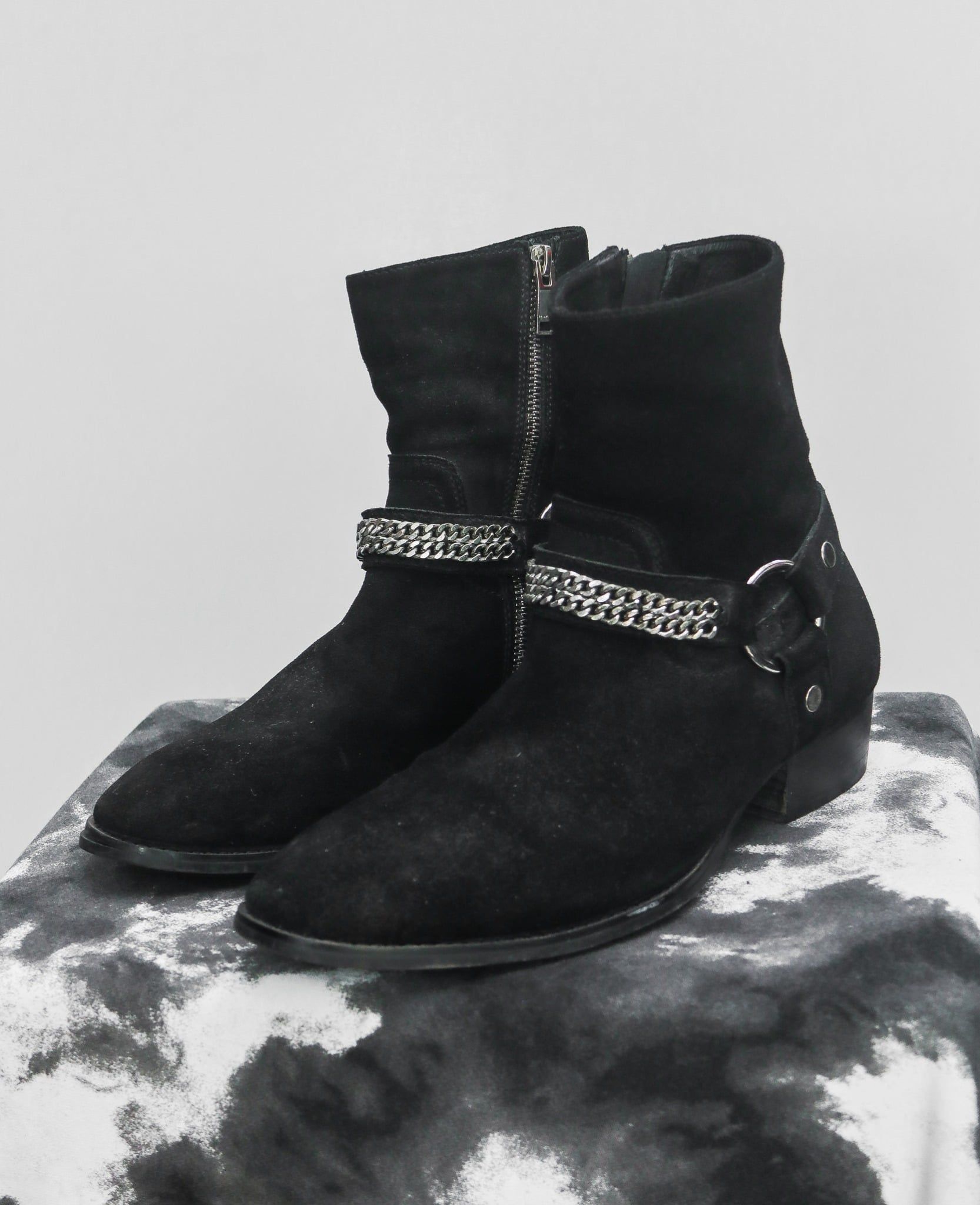  [PASS ĐỒ] - GIÀY ZIP BOOT DA LỘN 