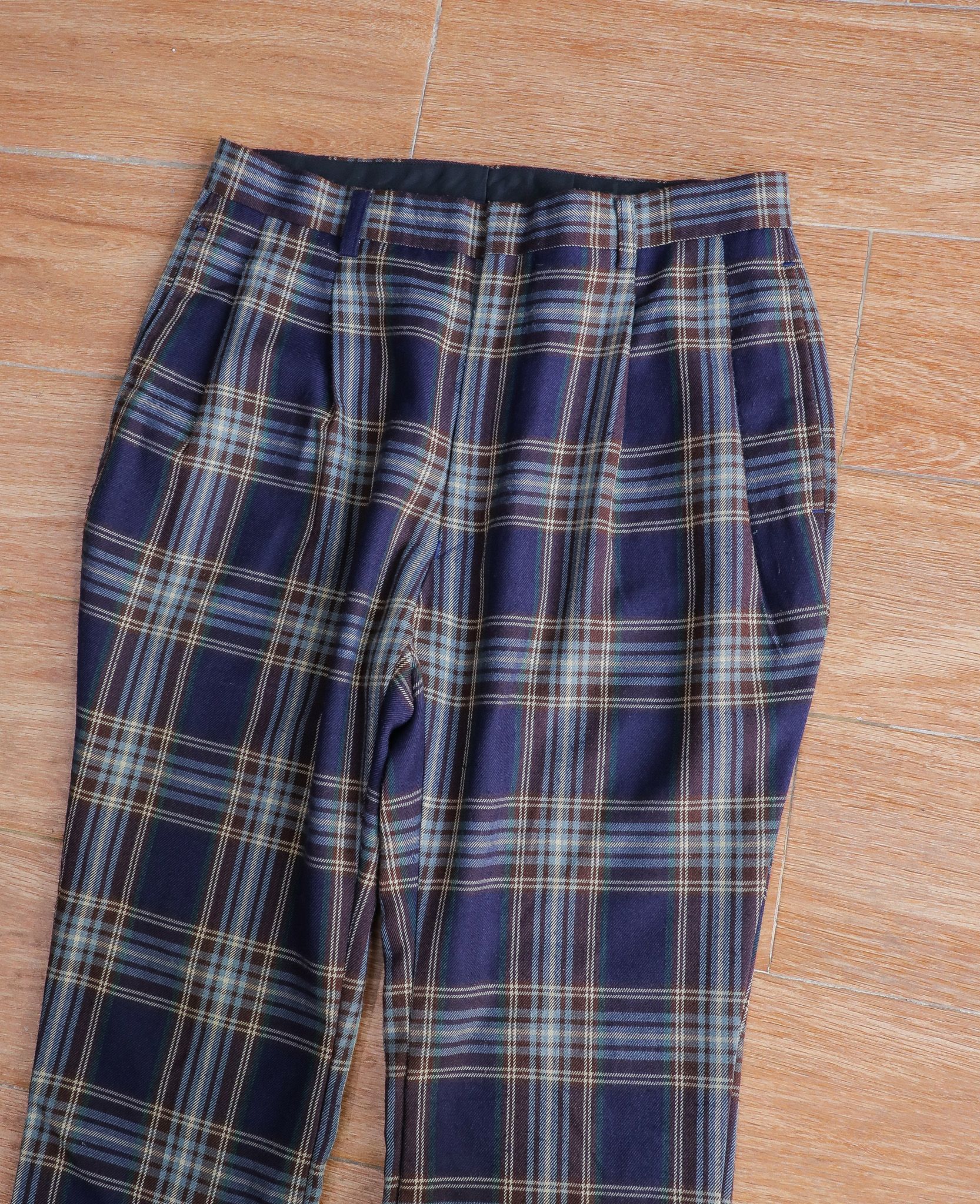  11.11.24 - VTG FLARED WOOL PANTS - GEMBONY 