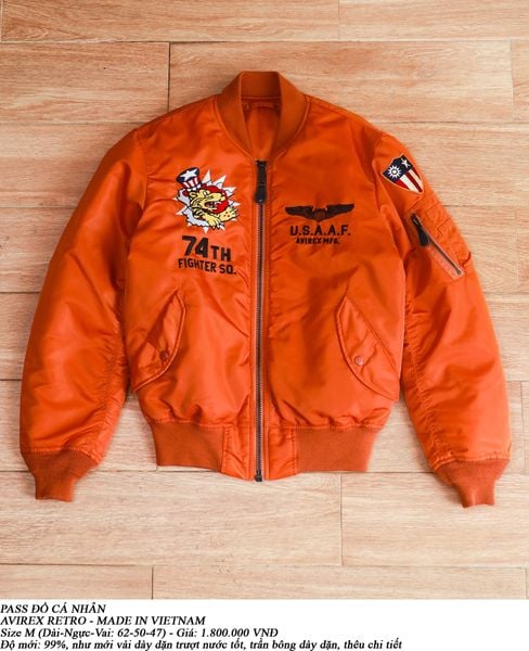  [PASS ĐỒ] - BOMBER JACKET - AVIREX 