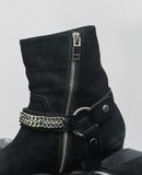  [PASS ĐỒ] - GIÀY ZIP BOOT DA LỘN 