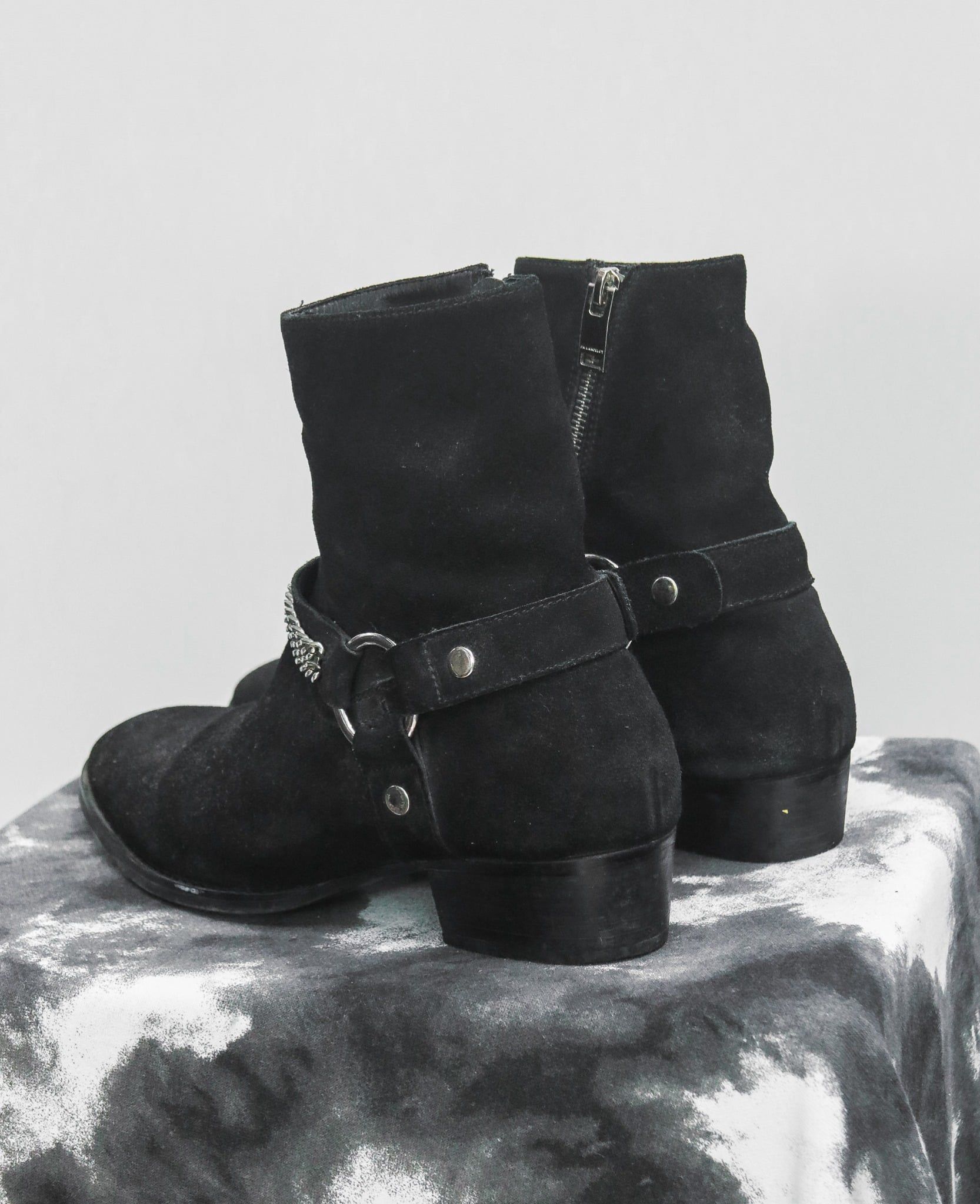  [PASS ĐỒ] - GIÀY ZIP BOOT DA LỘN 