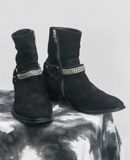  [PASS ĐỒ] - GIÀY ZIP BOOT DA LỘN 