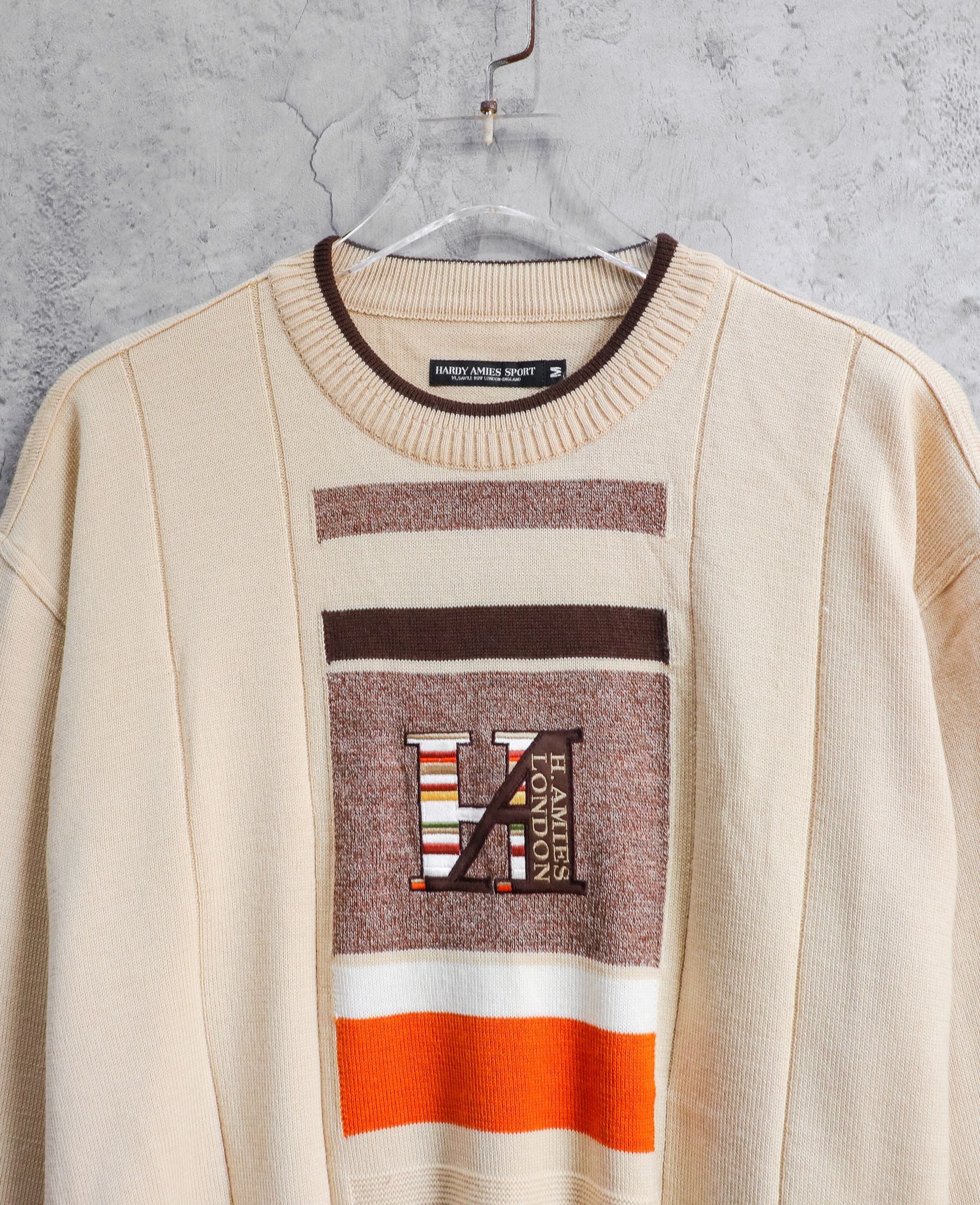  11.21.24 - VTG KNIT SWEATSHIRT - HARDY AMIES SPORT 