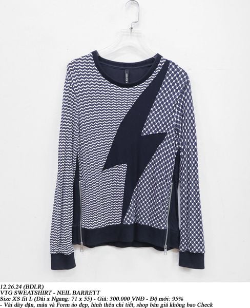  12.26.24 - VTG SWEATSHIRT - NEIL BARRETT 