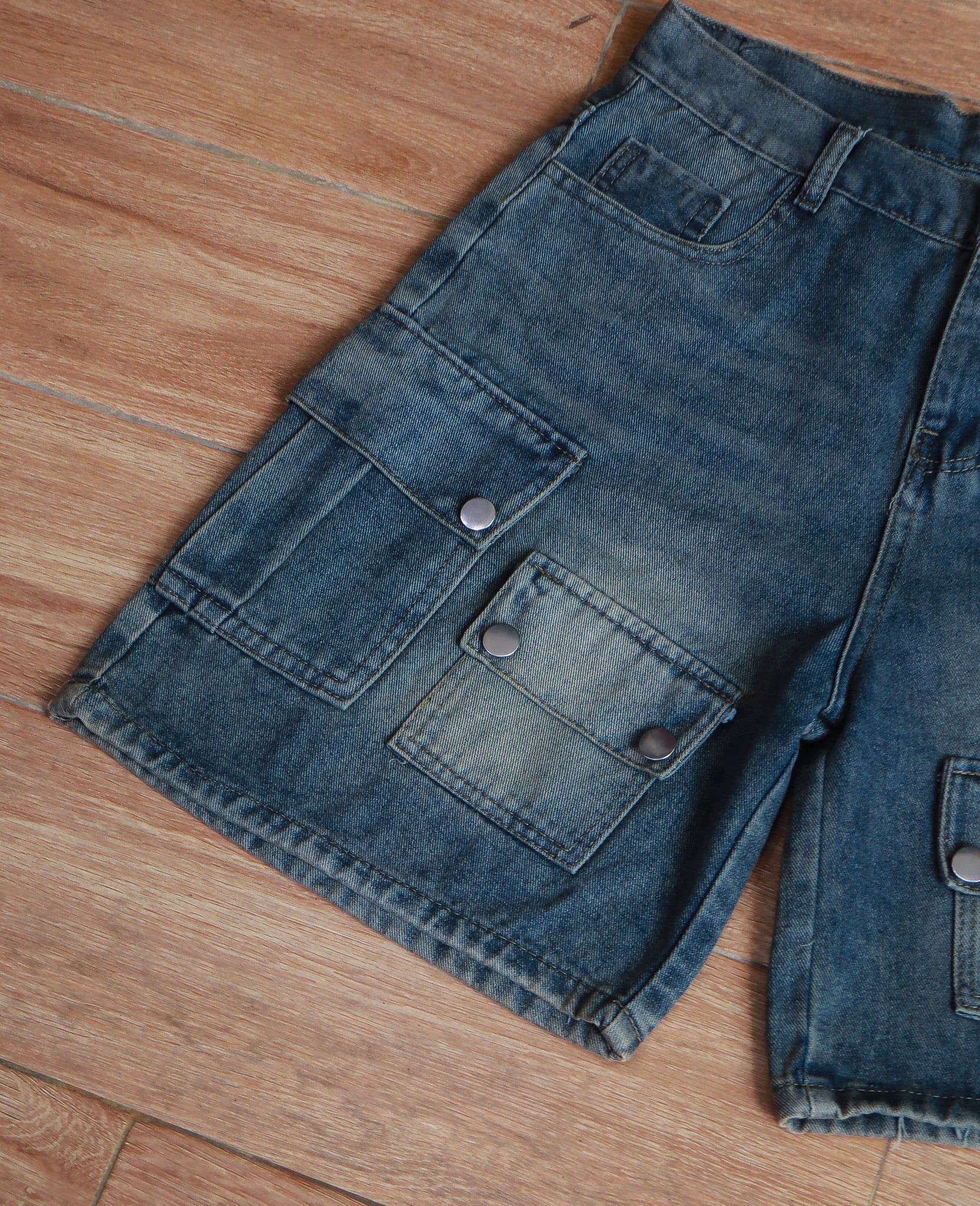  [PASS ĐỒ] - DENIM CARGO SHORT - GAVER STUDIO 