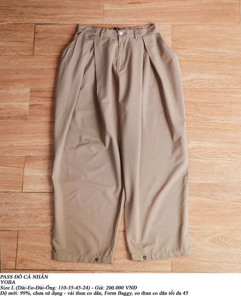  [PASS ĐỒ] - WIDE FIT DRESS PANTS - YOBA 