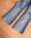  11.18.24 - VTG PUNK FLARED DENIM PANTS - TANK JEANS 