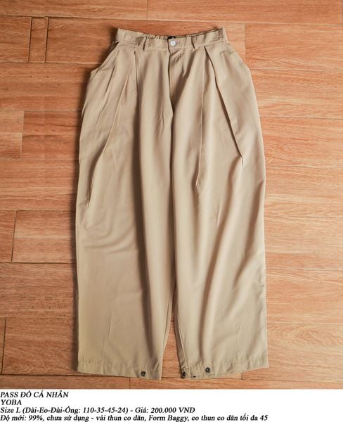  [PASS ĐỒ] - WIDE FIT DRESS PANTS - YOBA 