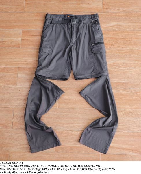  11.18.24 - VTG OUTDOOR CONVERTIBLE CARGO PANTS - THE B.C CLOTHING 