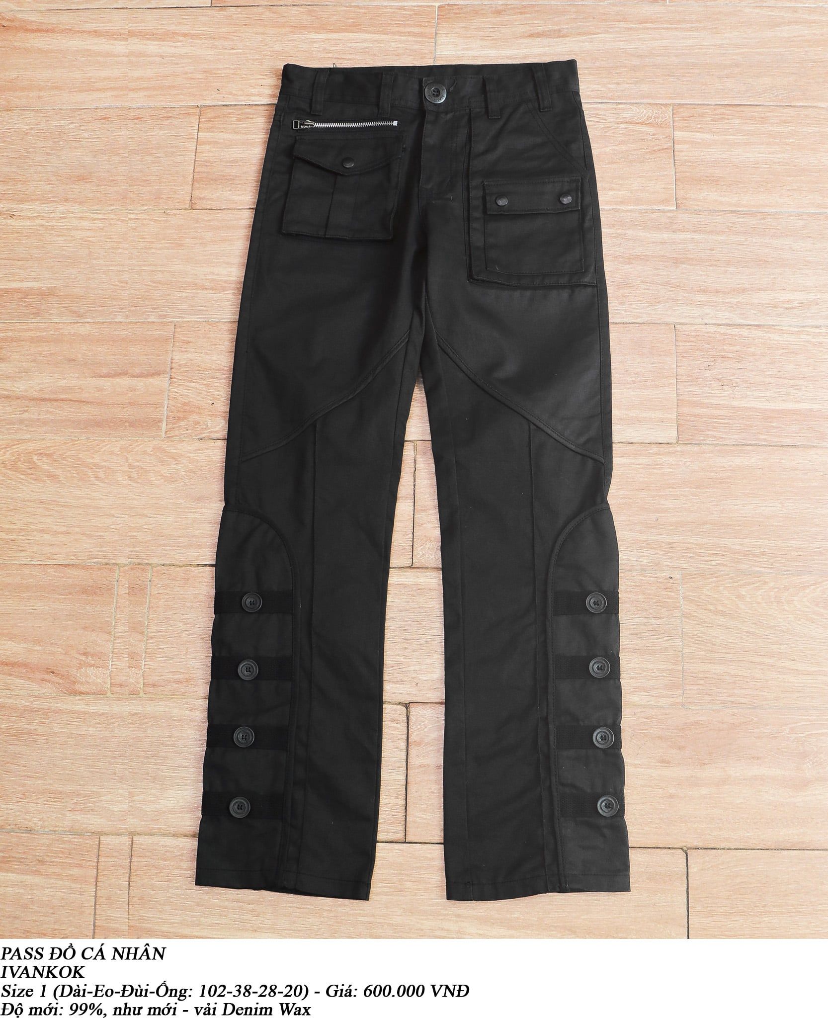  [PASS ĐỒ] - COATED PANTS - IVANKOK 
