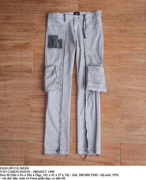 [PASS ĐỒ] - DENIM CARGO PANTS - PROJECT 1990 