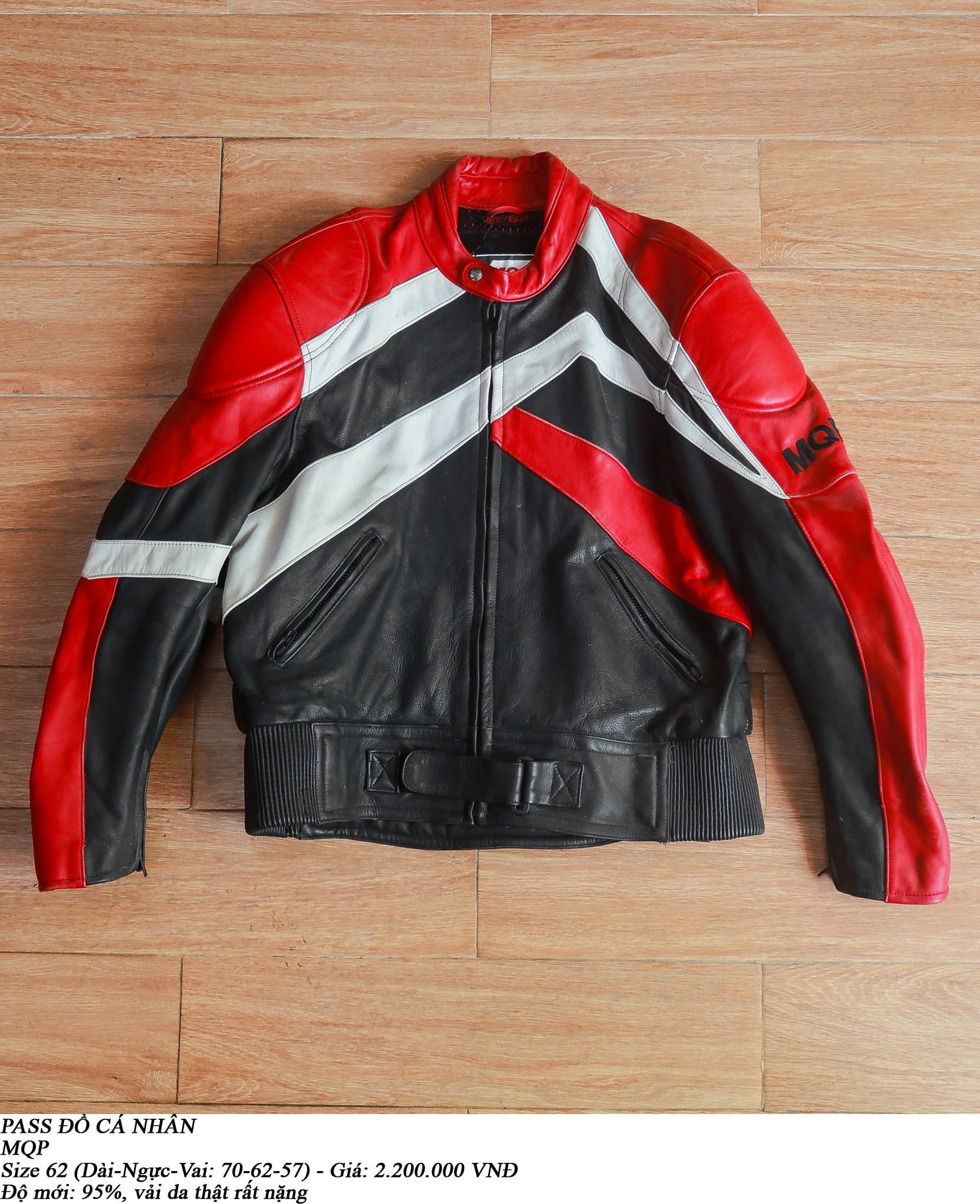  [PASS ĐỒ] - REAL LEATHER RACING JACKET - MQP 