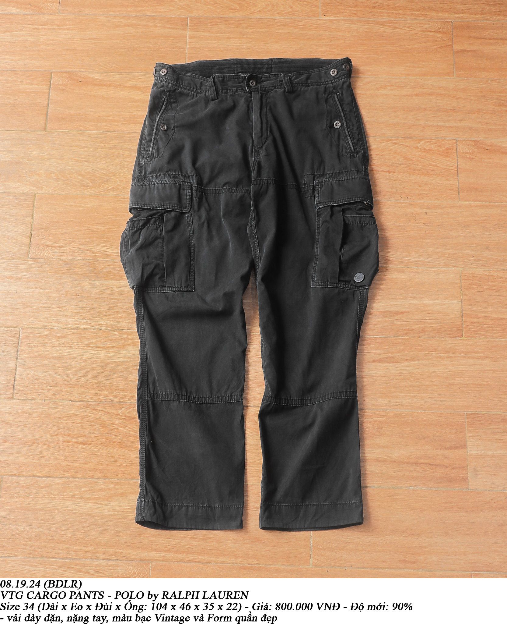  08.19.24 - VTG CARGO PANTS - POLO by RALPH LAUREN 