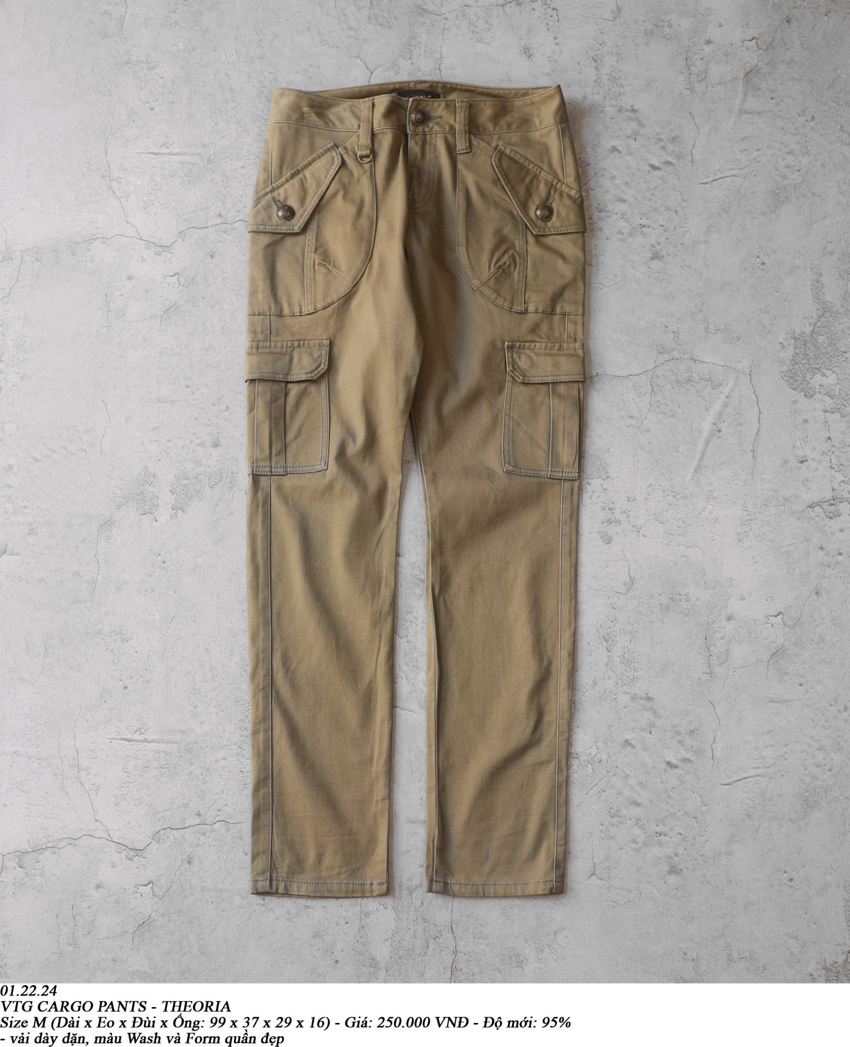 01.22.24 - VTG CARGO PANTS - THEORIA 