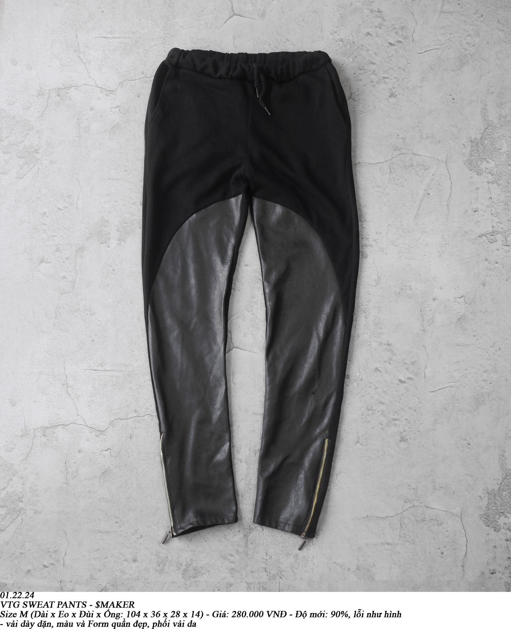  01.22.24 - VTG SWEAT PANTS - SMAKER 