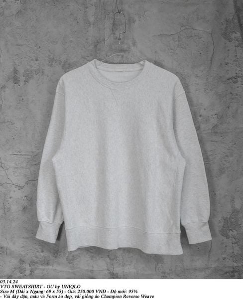  03.14.24 - VTG SWEATSHIRT - GU BY UNIQLO 