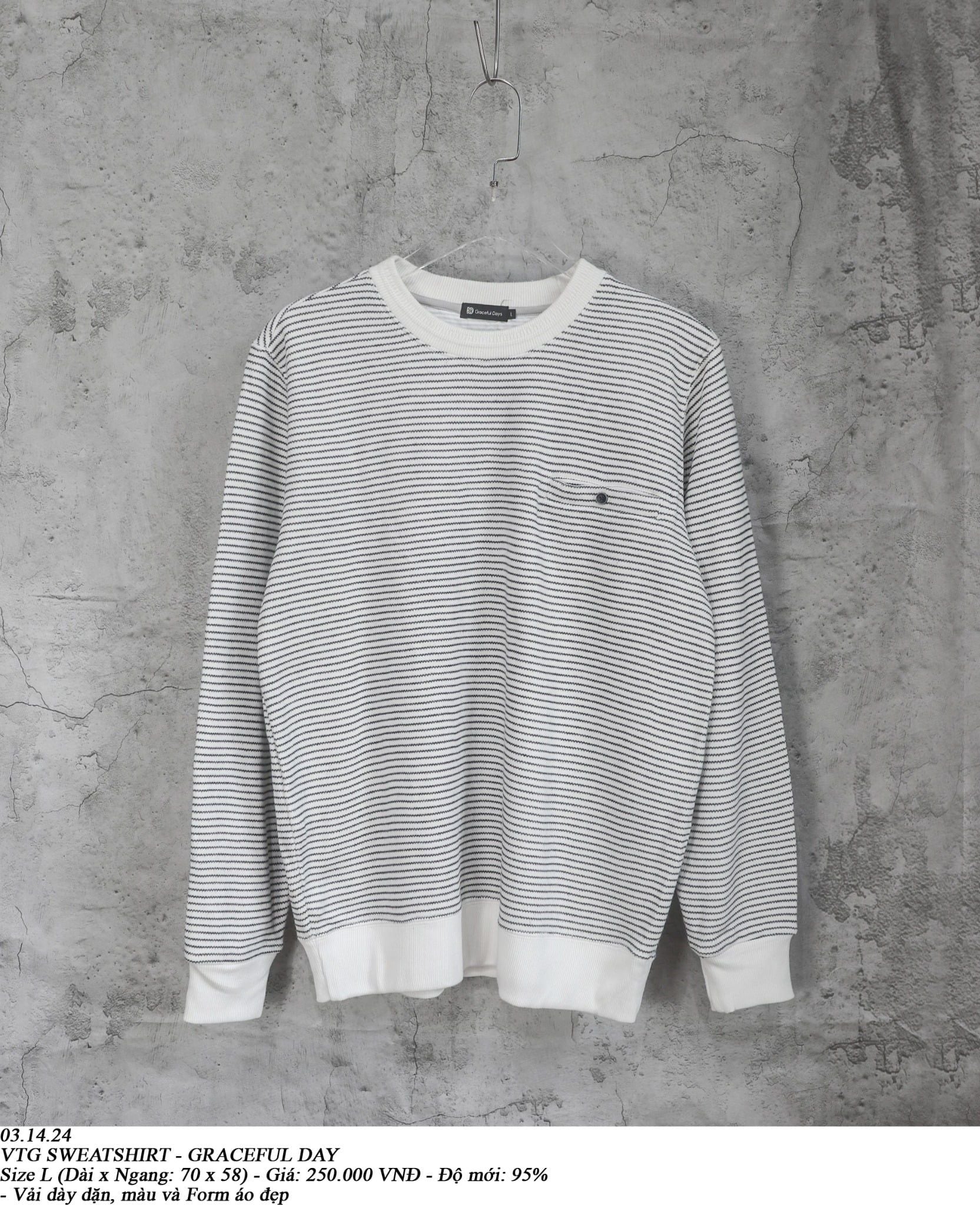  03.14.24 - VTG SWEATSHIRT - GRACEFUL DAY 