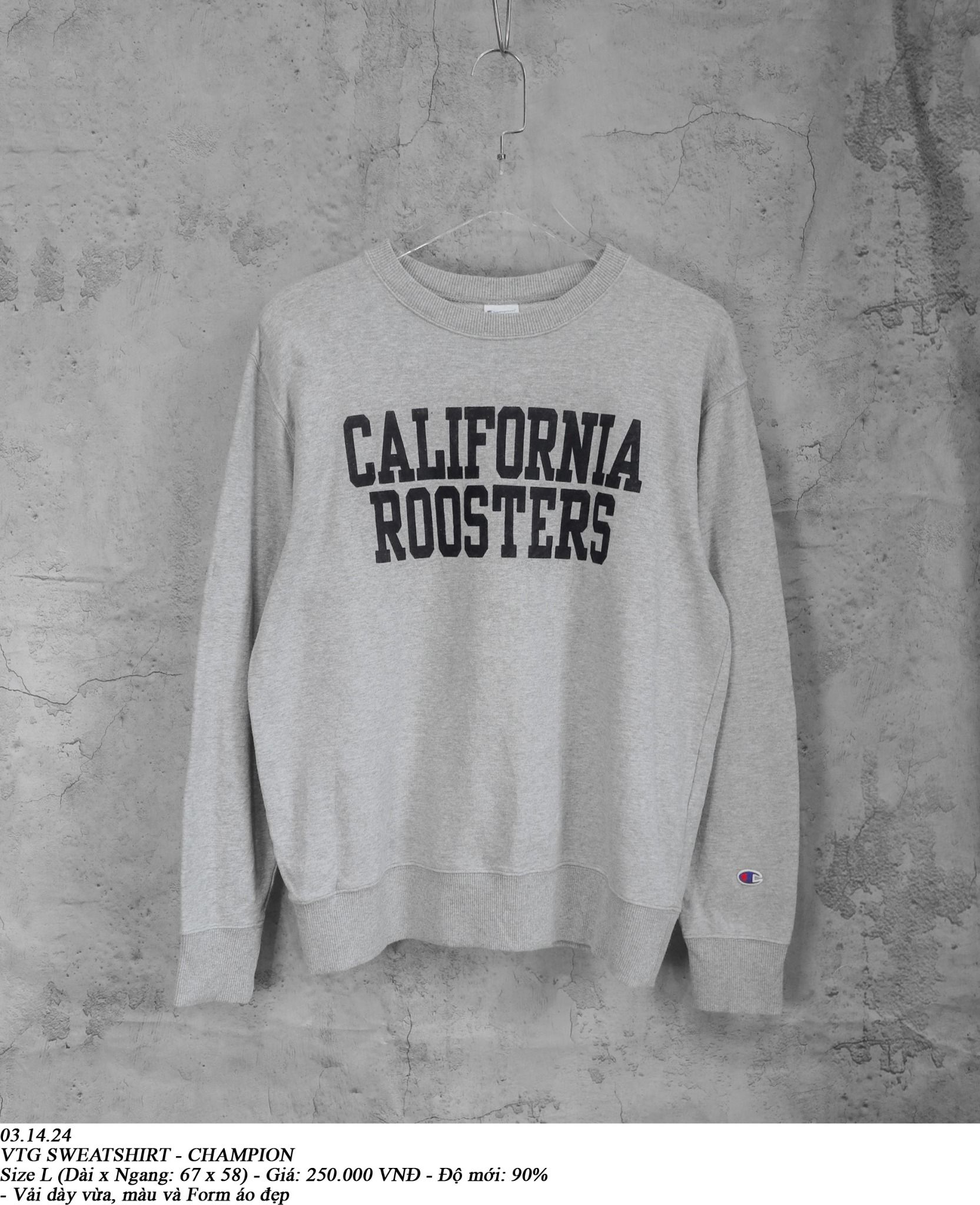  03.14.24 - VTG SWEATSHIRT - CHAMPION 