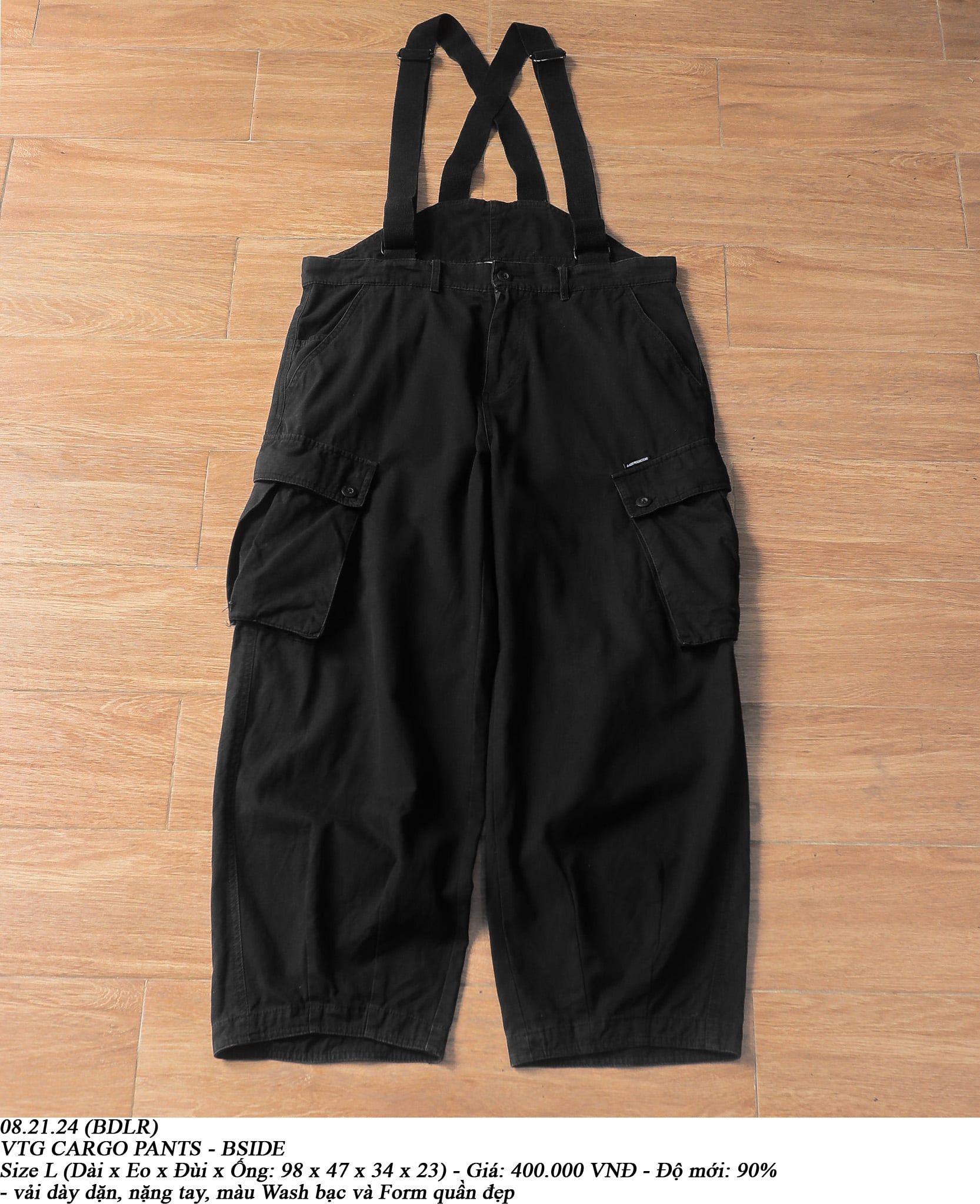  08.21.24 - VTG CARGO PANTS - BSIDE 