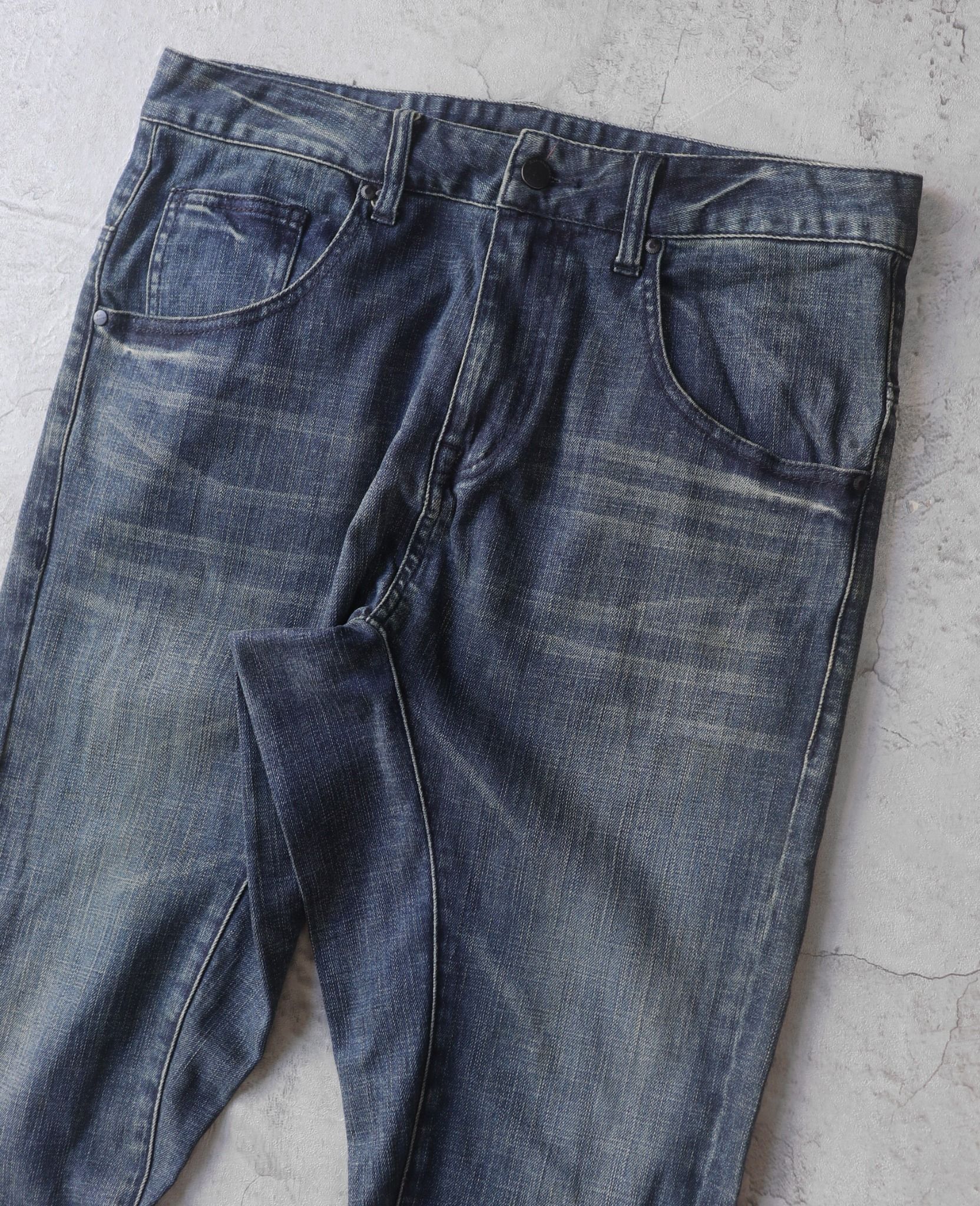  01.22.24 - VTG DROP CROTCH DENIM PANTS - KAI-AAKMANN 