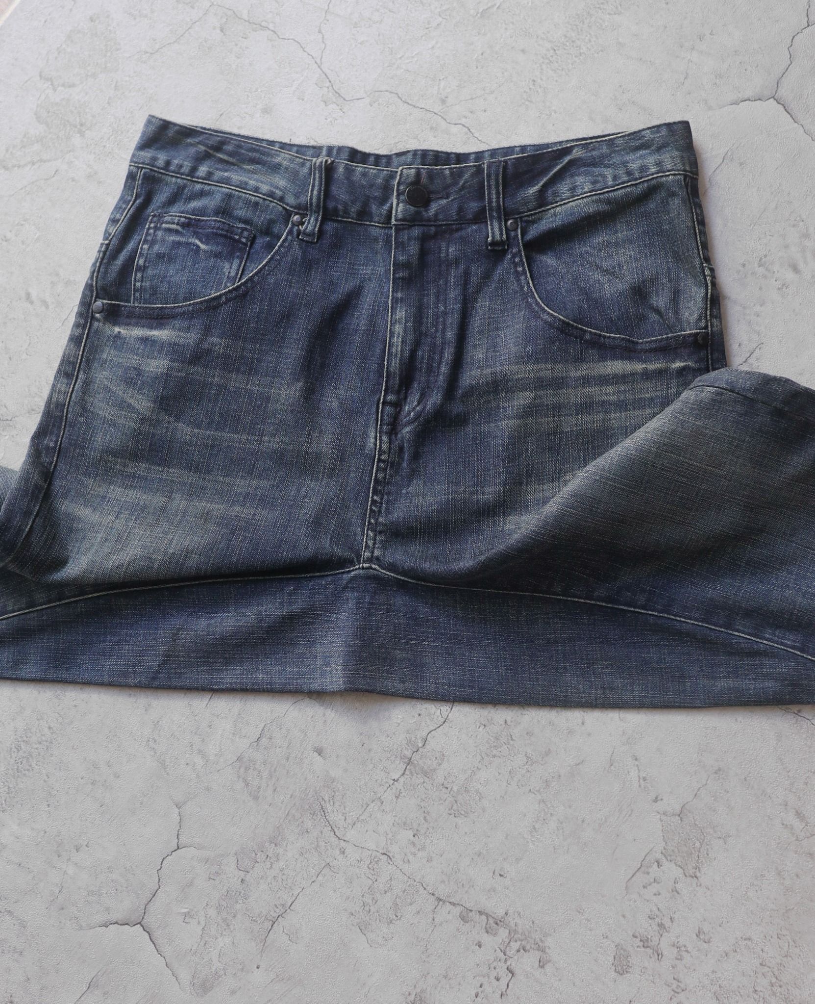  01.22.24 - VTG DROP CROTCH DENIM PANTS - KAI-AAKMANN 