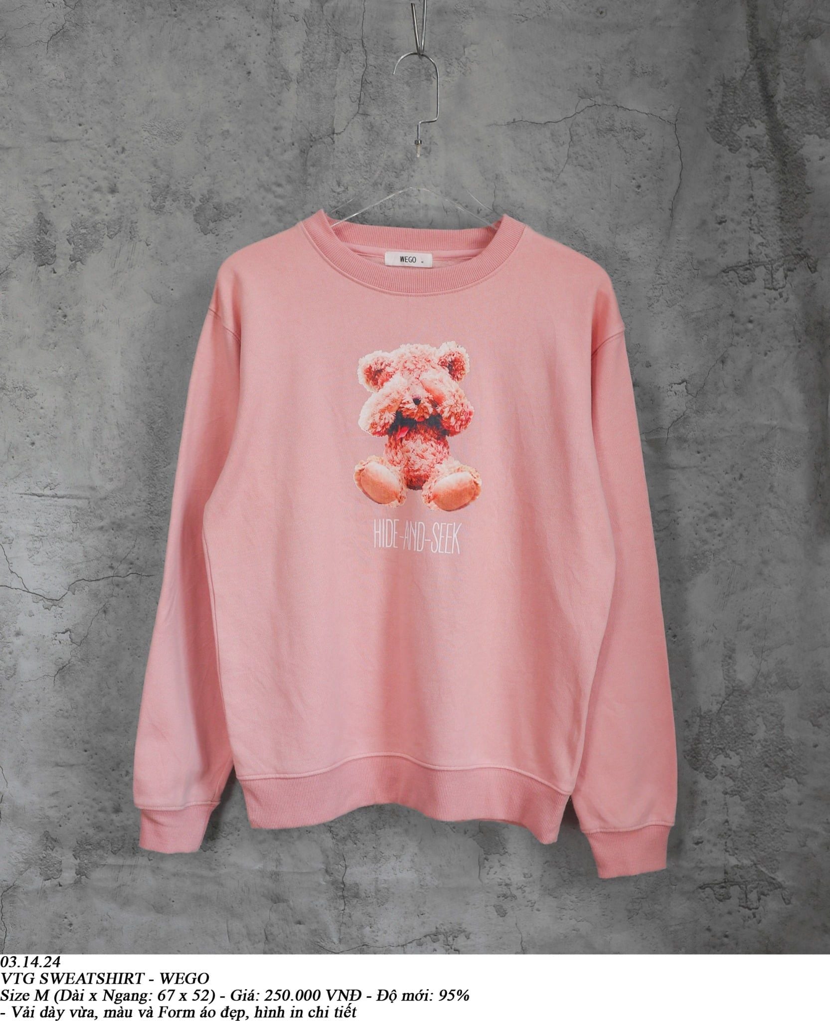  03.14.24 - VTG SWEATSHIRT - WEGO 