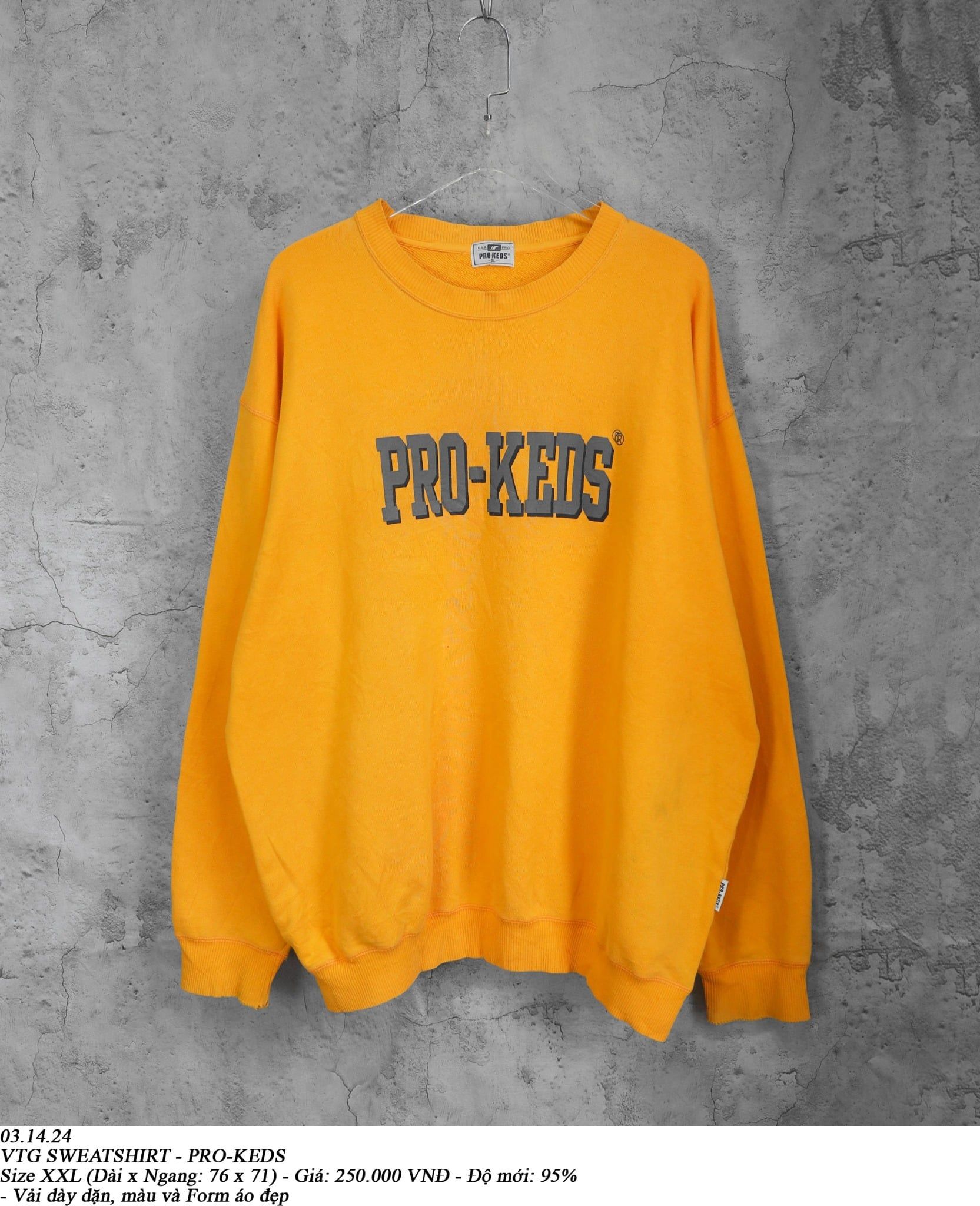  03.14.24 - VTG SWEATSHIRT - PRO-KEDS 