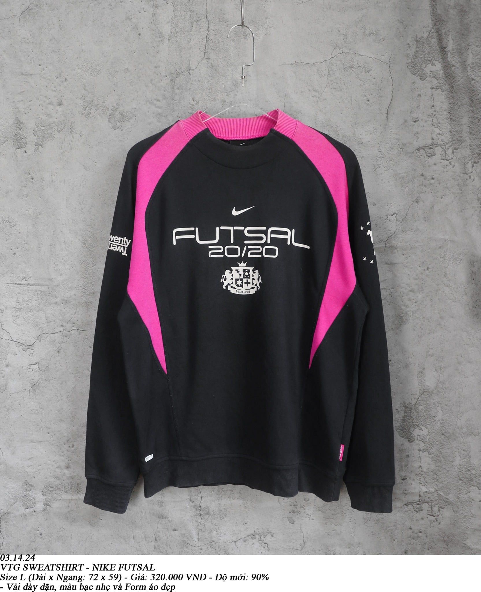  03.14.24 - VTG SWEATSHIRT - NIKE FUTSAL 