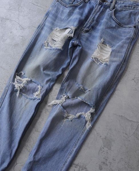  01.23.24 - VTG DISTRESSED DENIM PANTS - ELOIS JEANS 