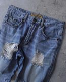  01.23.24 - VTG DISTRESSED DENIM PANTS - ELOIS JEANS 