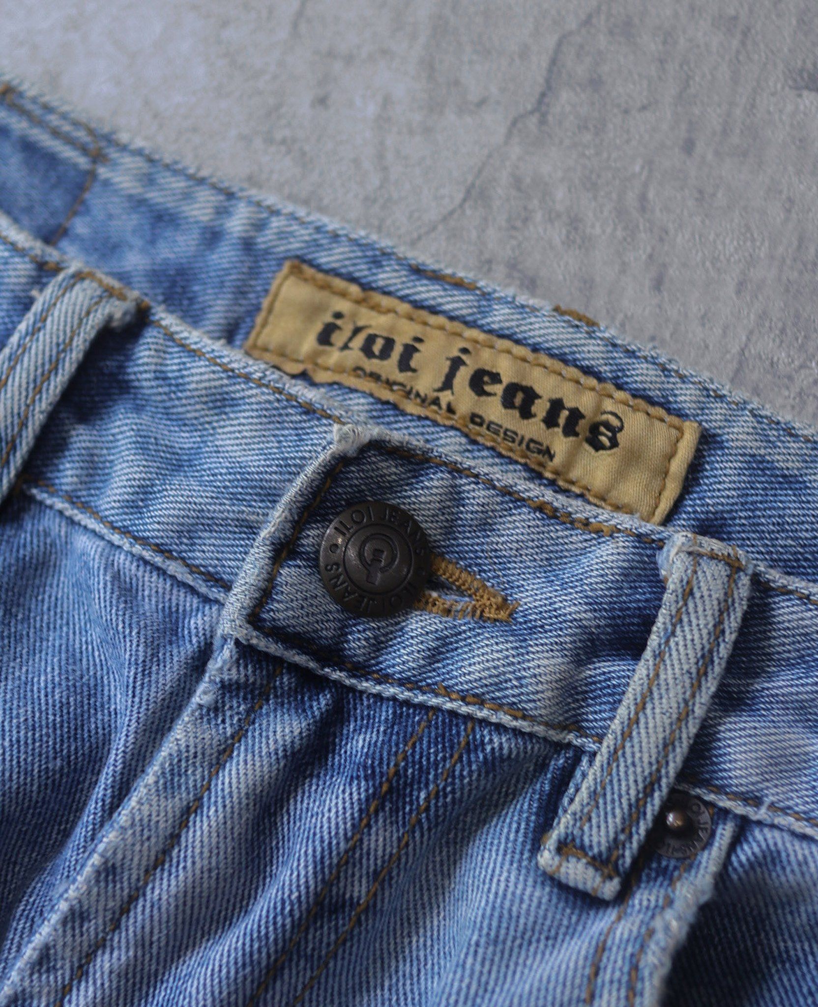  01.23.24 - VTG DISTRESSED DENIM PANTS - ELOIS JEANS 