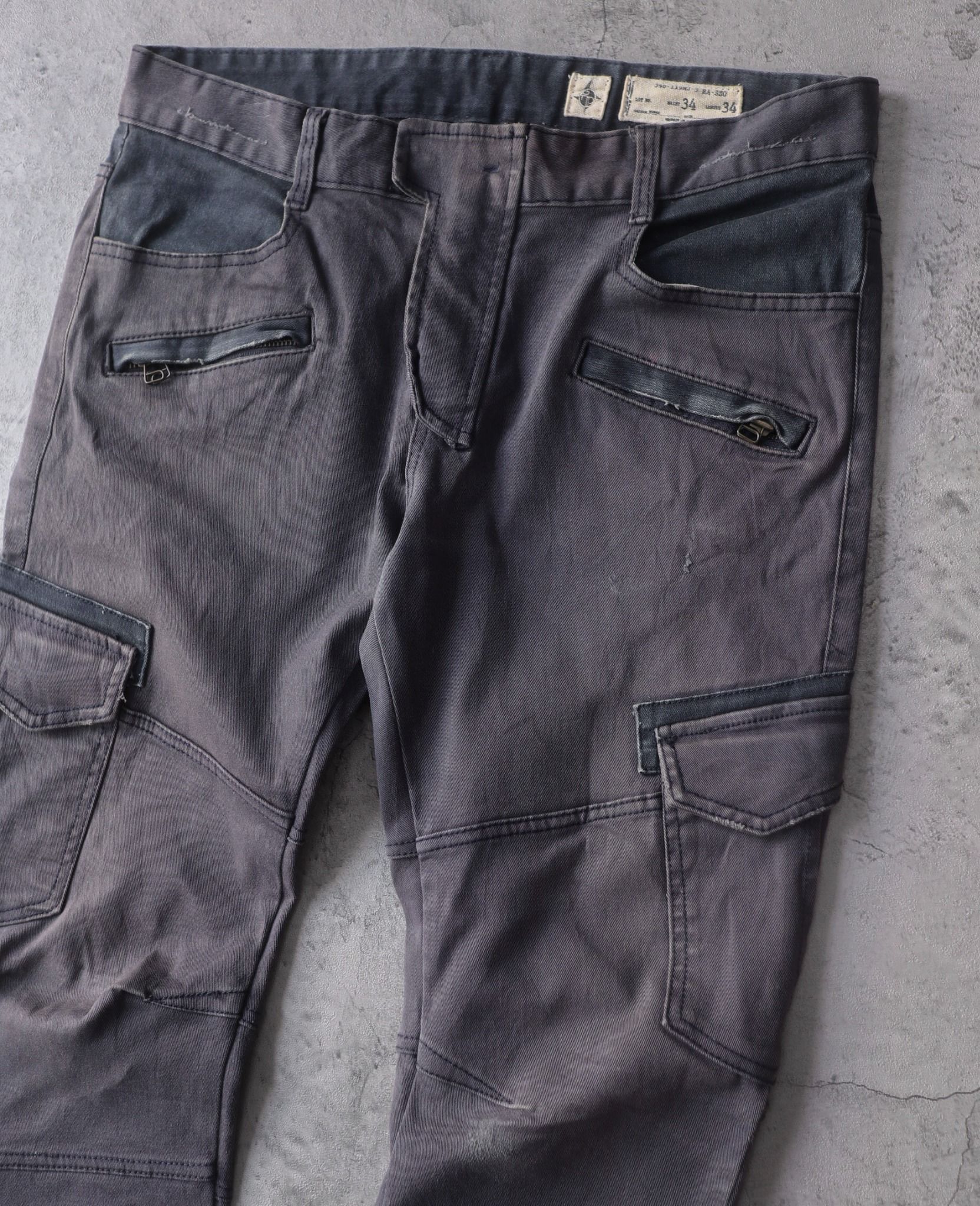  01.23.24 - VTG DENIM CARGO PANTS - RAPANUI 