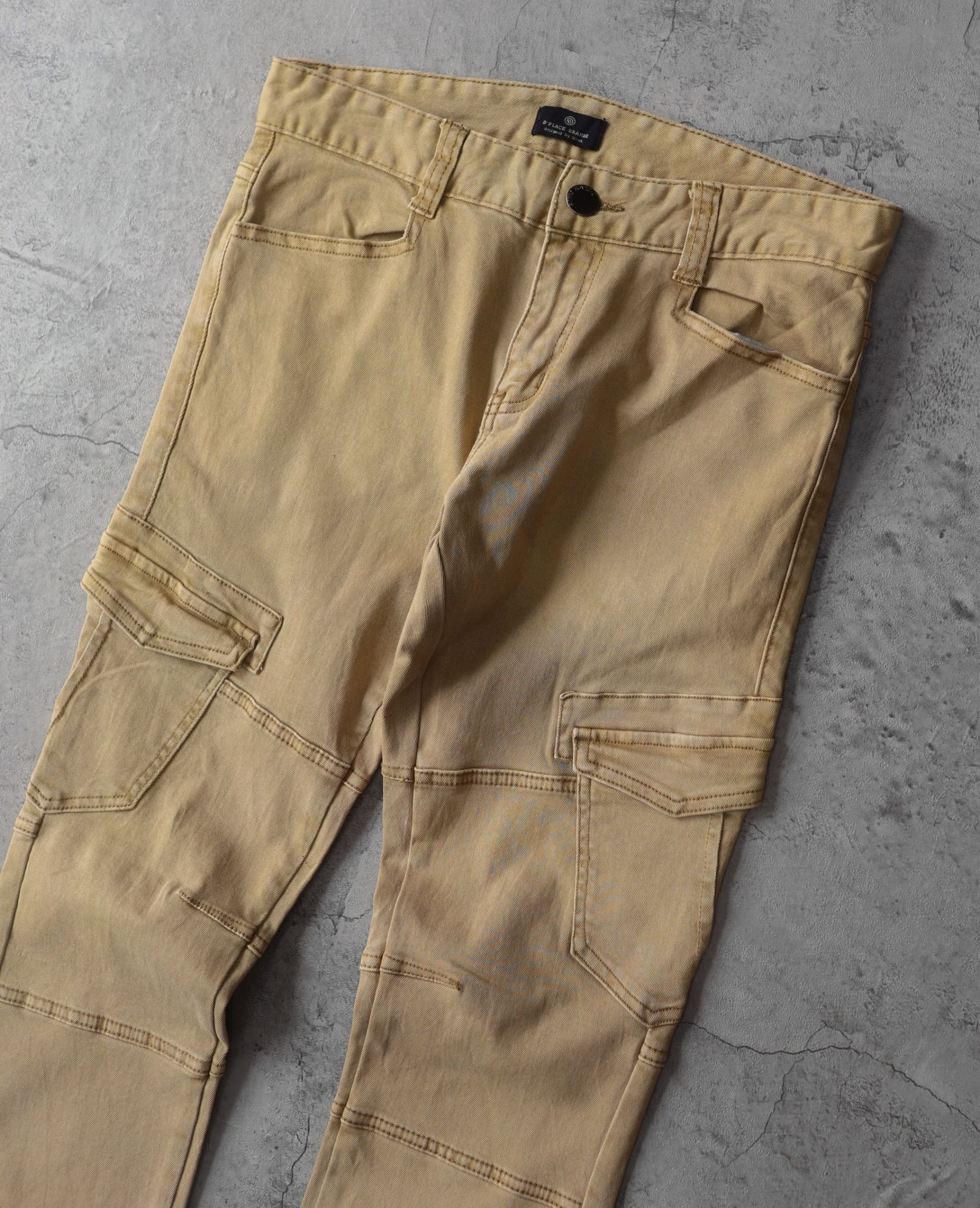  01.23.24 - VTG DENIM CARGO PANTS - D'PLACE BRANDS 