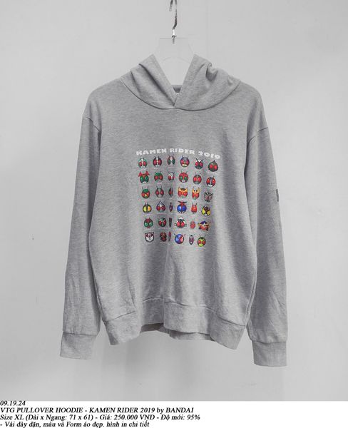  09.19.24 - VTG PULLOVER HOODIE - KAMEN RIDER 2019 by BANDAI 