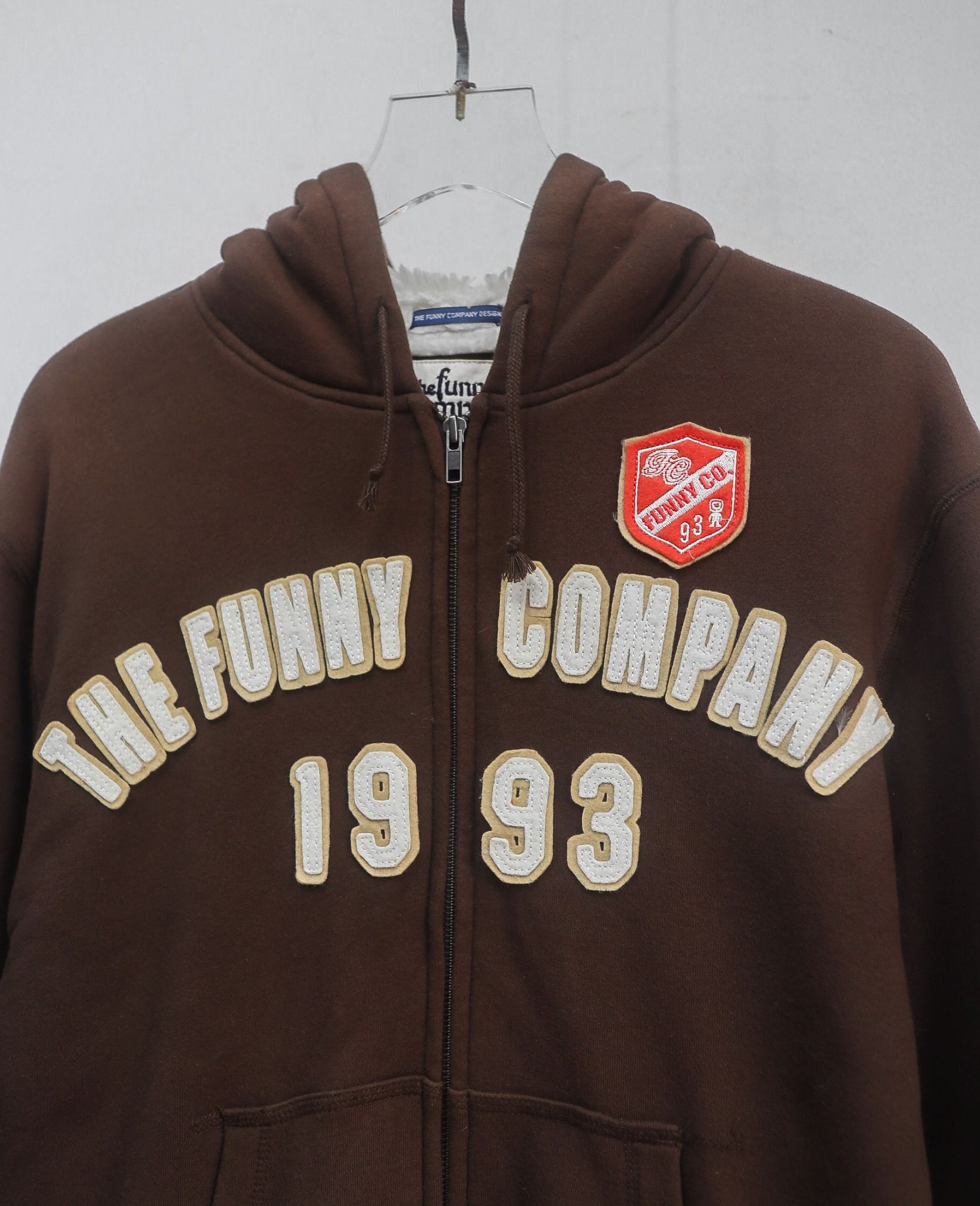  09.19.24 - VTG FUR LINED ZIP UP HOODIE - THE FUNNY COMPANY 