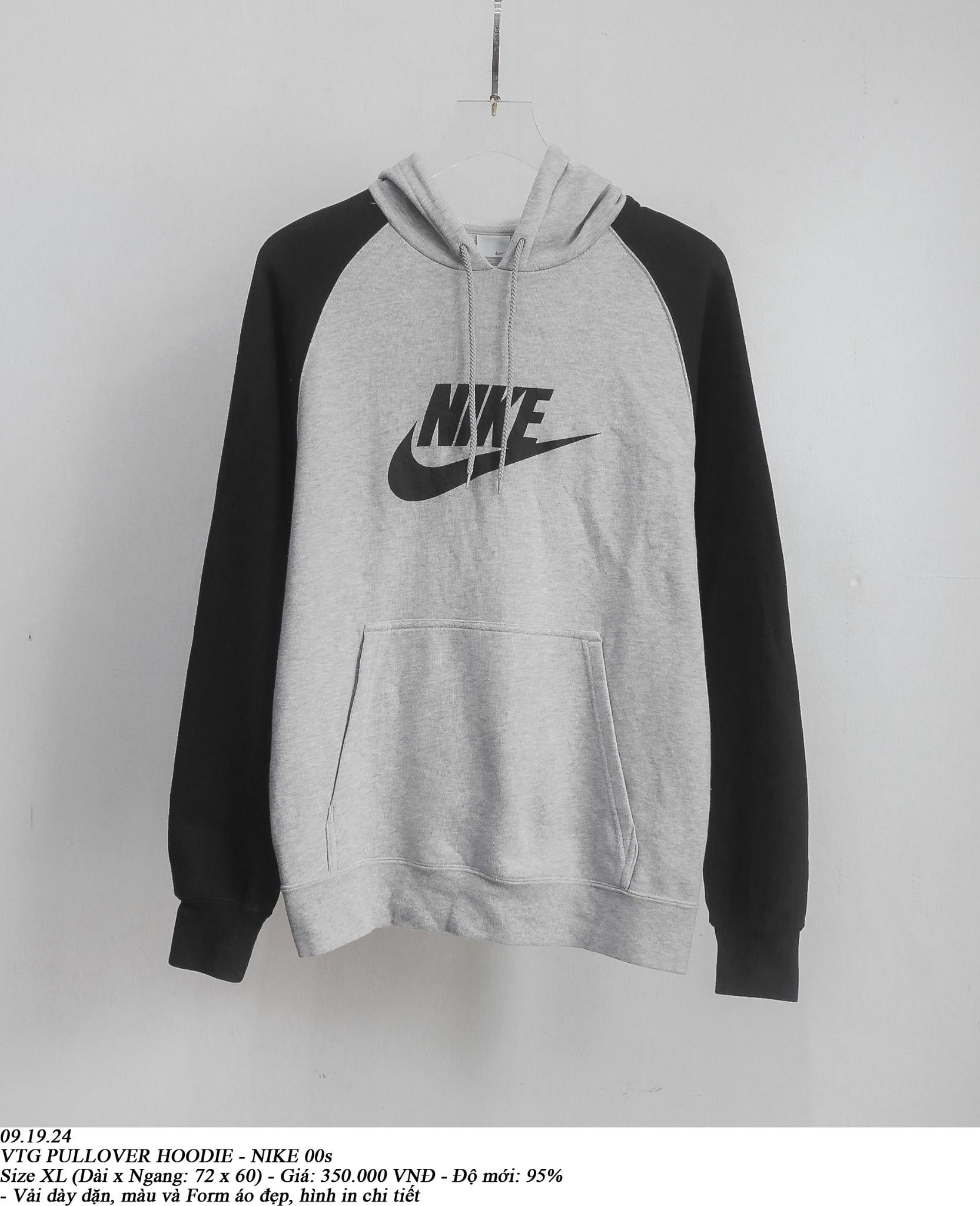  09.19.24 - VTG PULLOVER HOODIE - NIKE 00s 