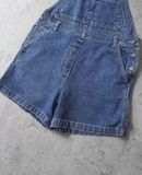  01.25.24 - VTG DENIM OVERALLS SHORT - X-GIRL 