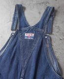  01.25.24 - VTG DENIM OVERALLS SHORT - X-GIRL 