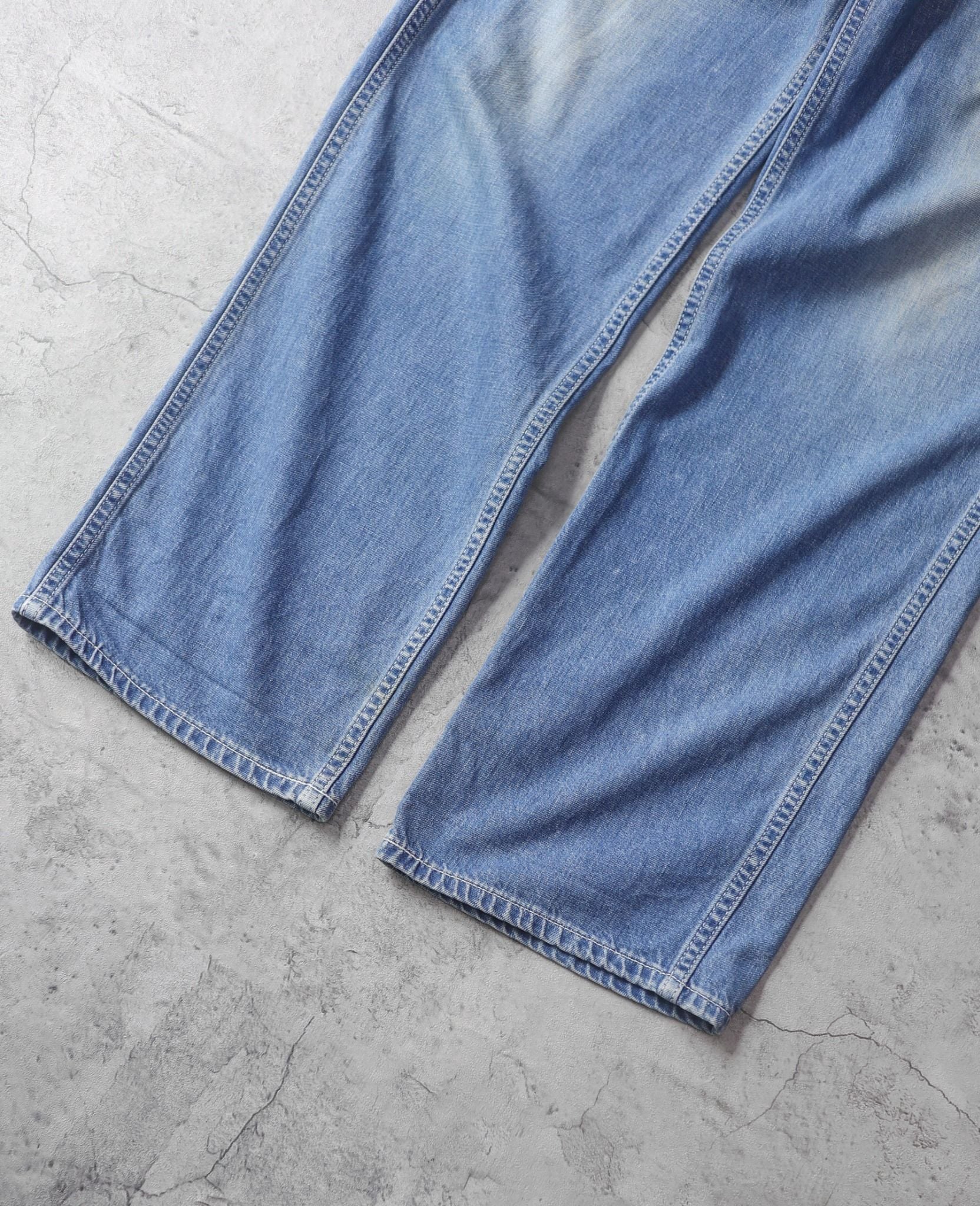  01.25.24 - VTG DENIM OVERALLS PANTS - LEE 