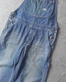  01.25.24 - VTG DENIM OVERALLS PANTS - LEE 
