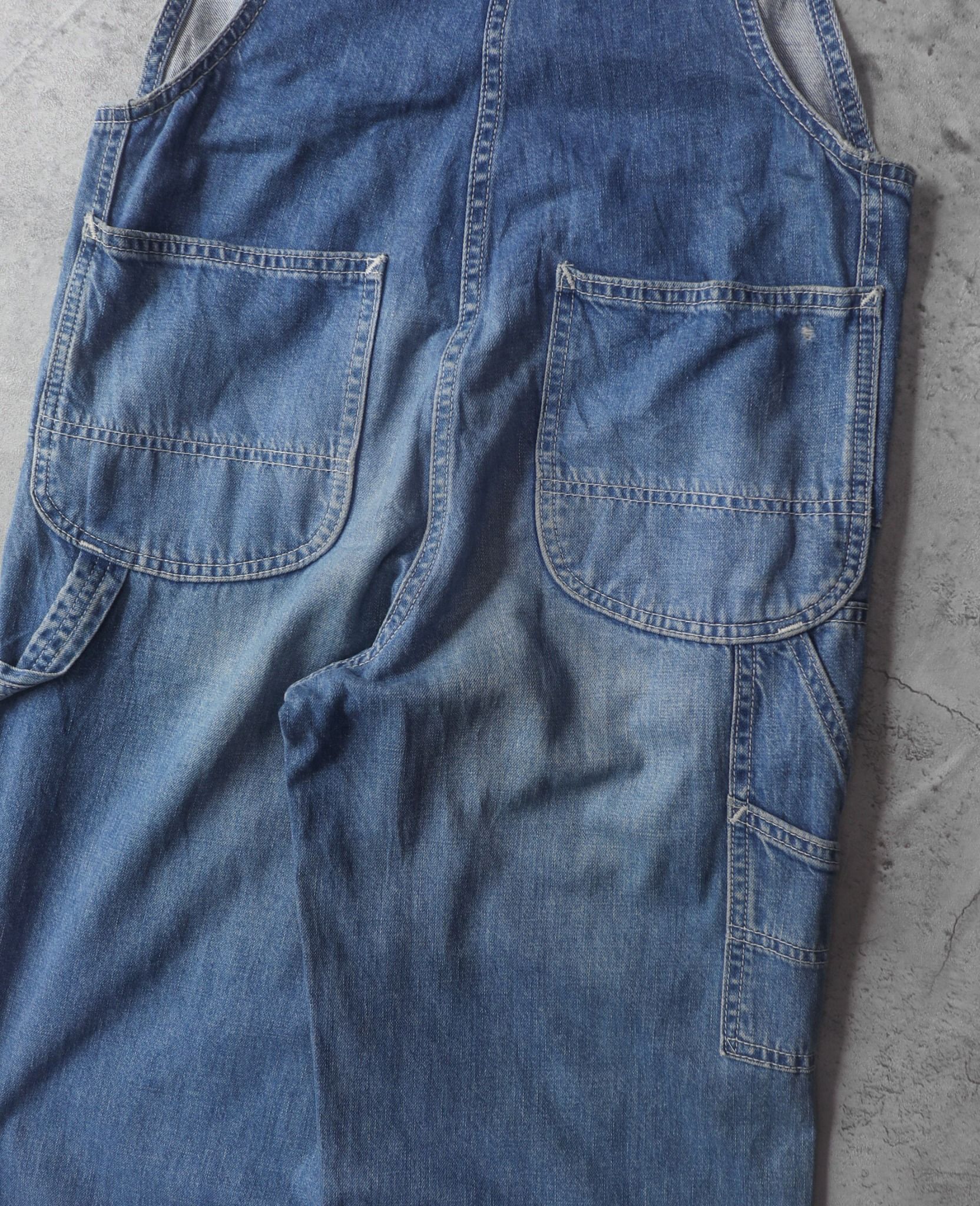 01.25.24 - VTG DENIM OVERALLS PANTS - LEE 