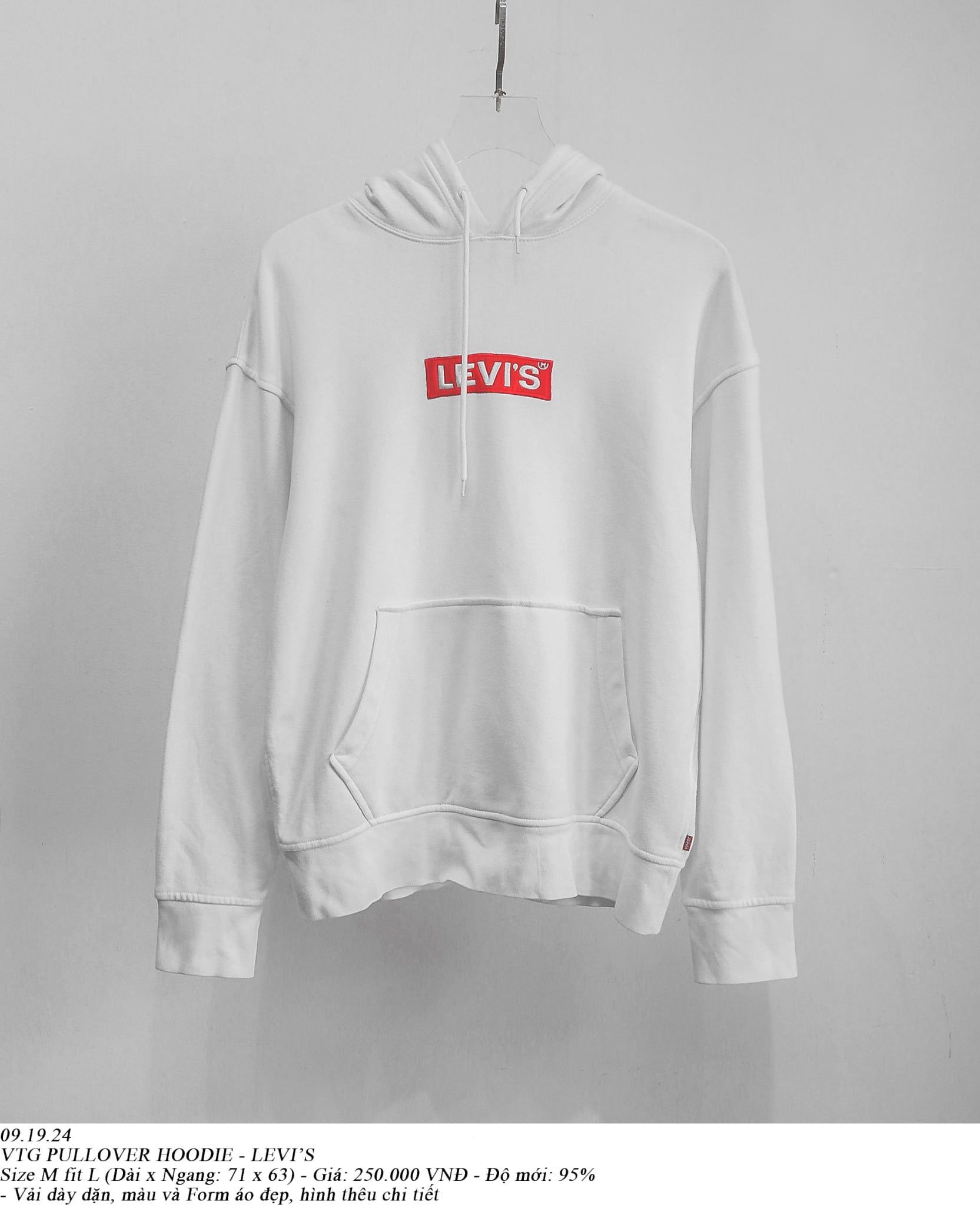  09.19.24 - VTG PULLOVER HOODIE - LEVI'S 