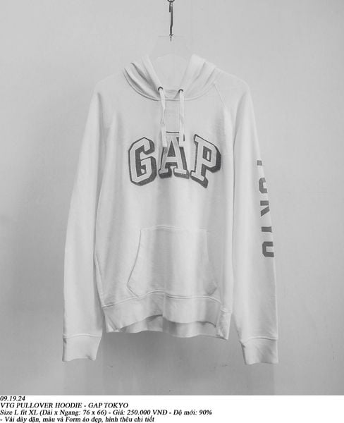  09.19.24 - VTG PULLOVER HOODIE - GAP TOKYO 