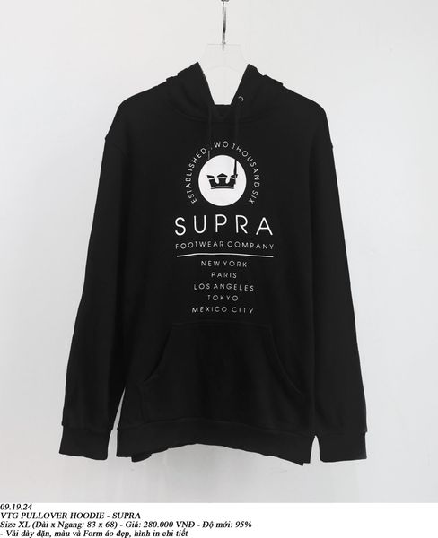  09.19.24 - VTG PULLOVER HOODIE - SUPRA 