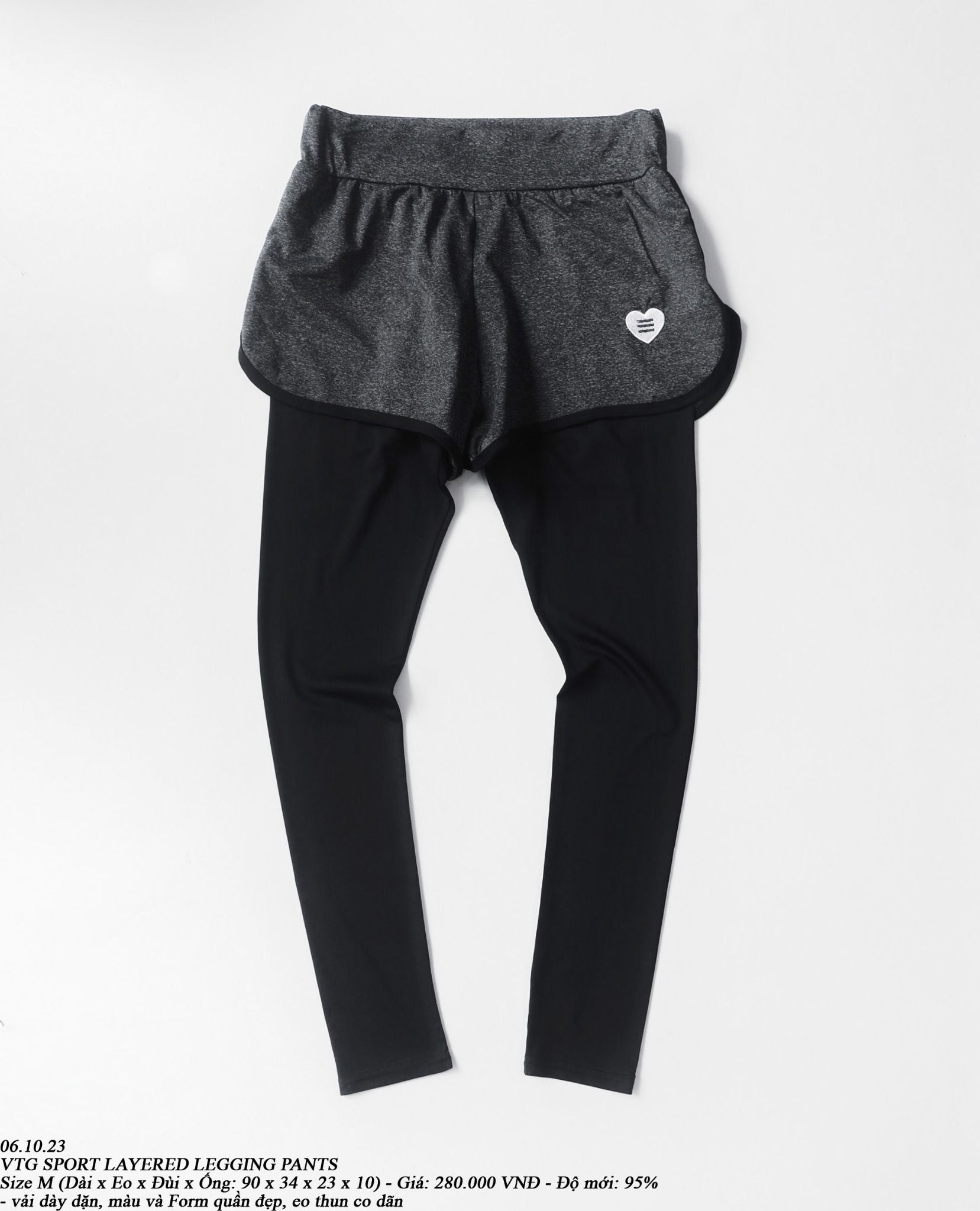  06.10.23 - VTG SPORT LAYERED LEGGING PANTS 