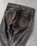  01.26.24 - VTG LOOSE FIT DENIM PANTS - EDWIN BLUE TRIP 