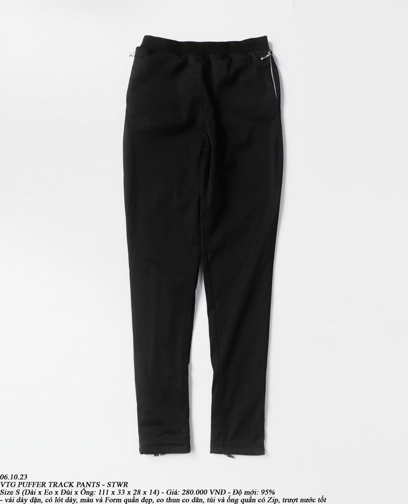  06.10.23 - VTG PUFFER TRACK PANTS - STWR 