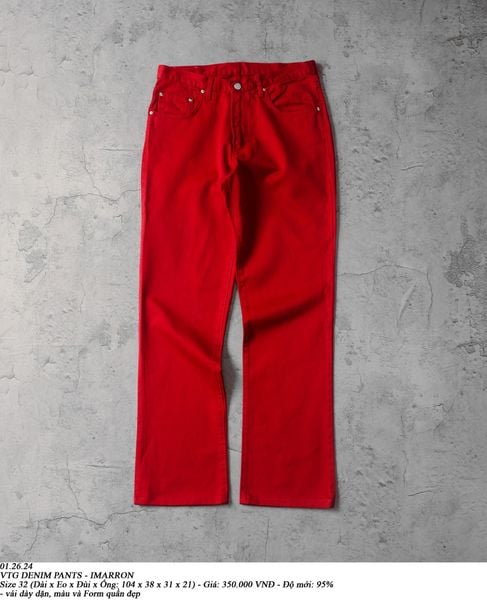  01.26.24 - VTG DENIM PANTS - IMARRON 
