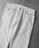  01.26.24 - VTG PUNK WIDE DENIM PANTS - TENORAS 
